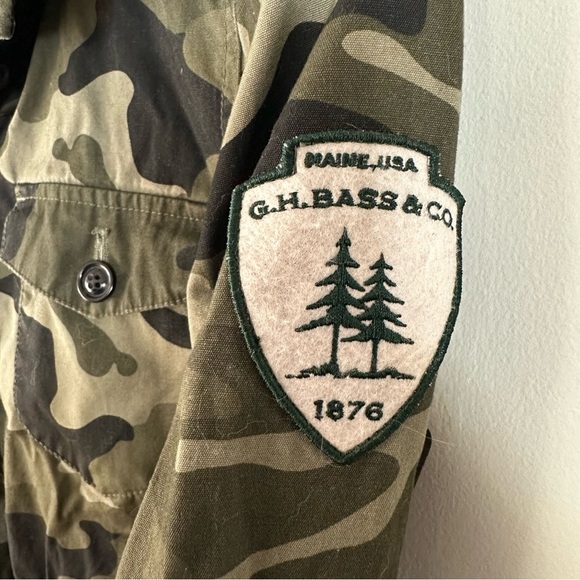 GH Bass & Co Camouflage Lightweight Jacket - Picture 7 of 14